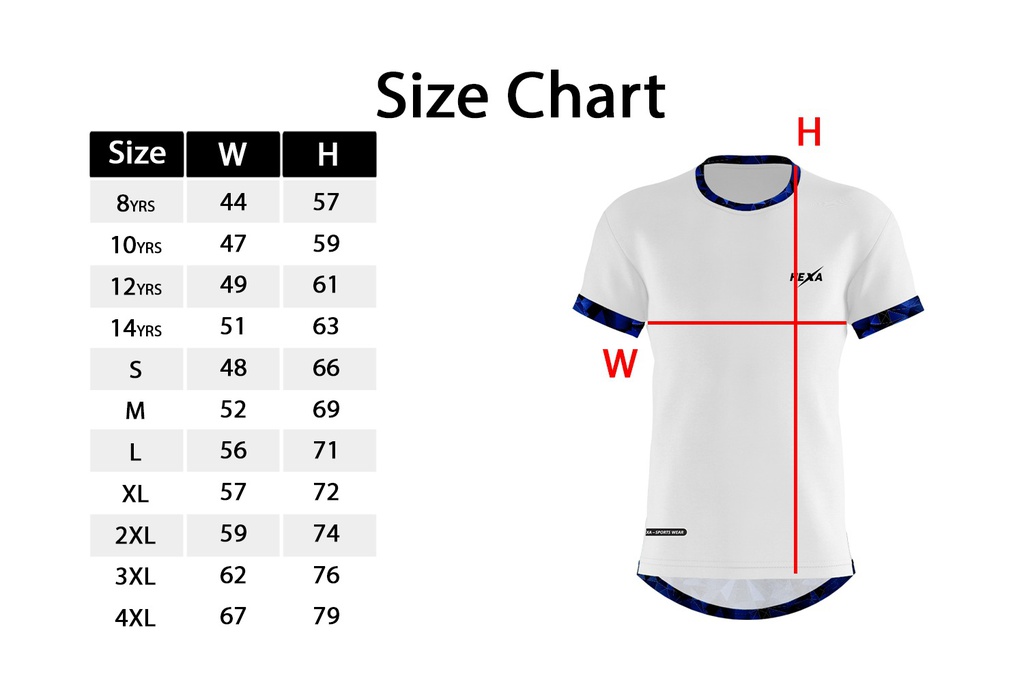 Hexa Target 212 WHT/BLU T-Shirt, 1600213