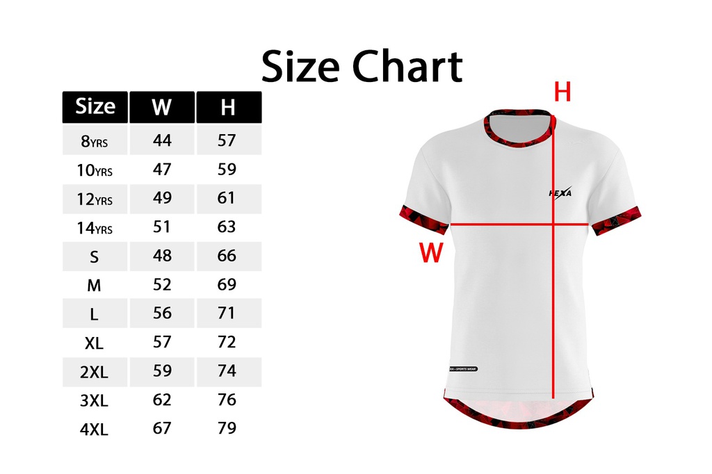 Hexa Target 212 WHT/RED T-Shirt,1600214