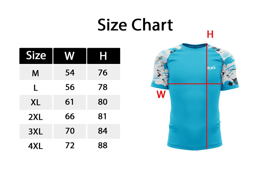 Hexa Target SKY BLU T-Shirt, 1600323.