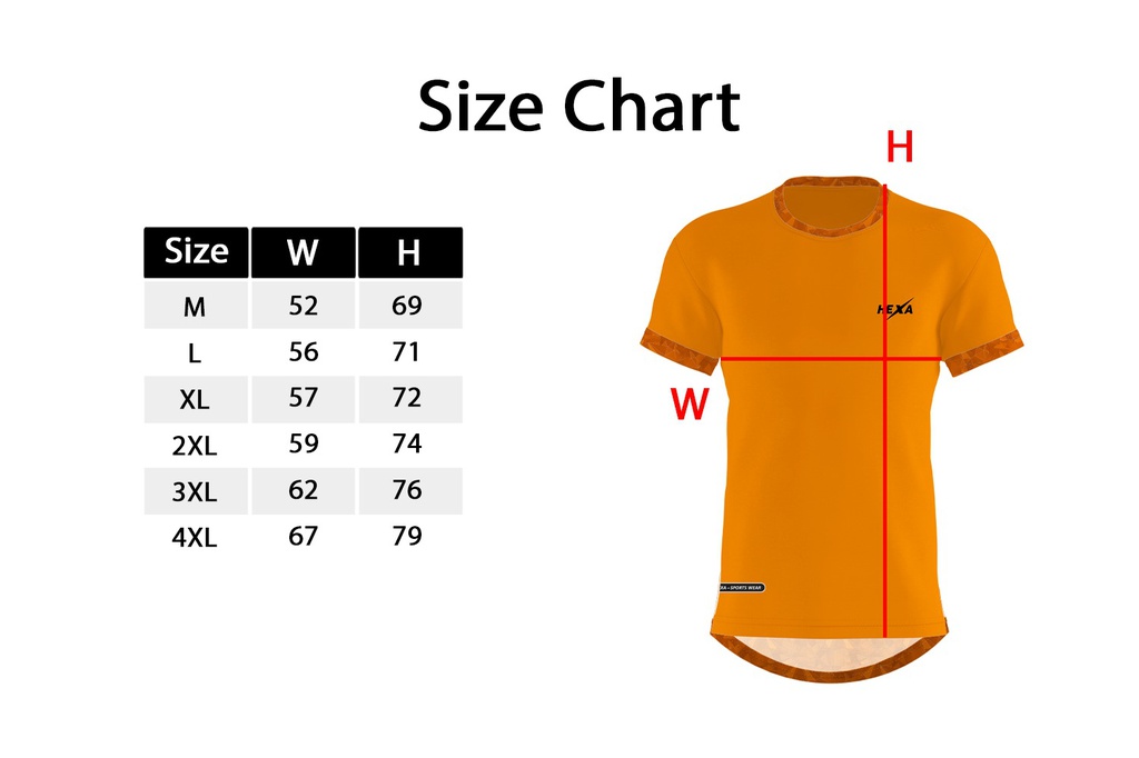 Hexa Target 212 ORNG T-Shirt, 1600211