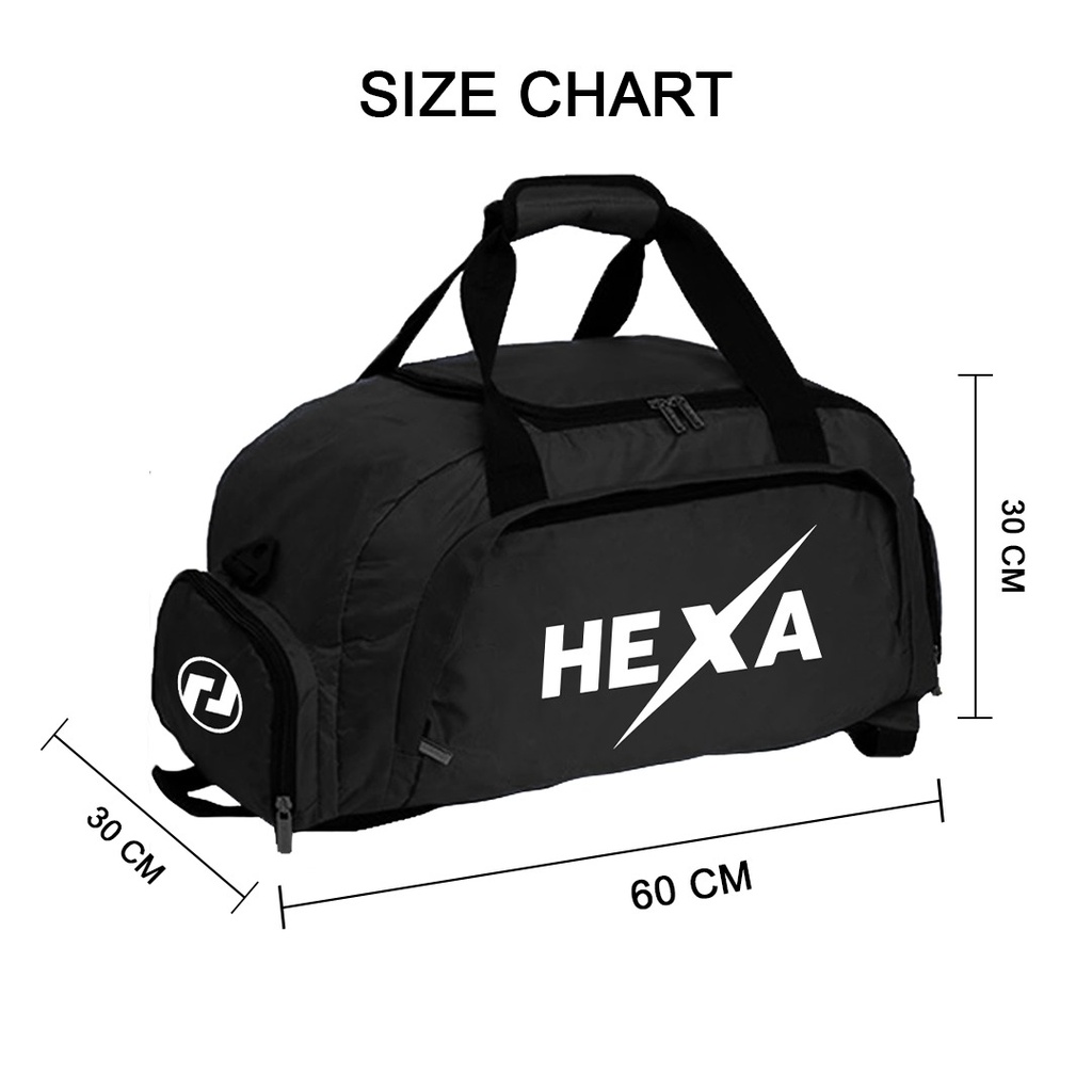 Hexa Sports Handbag / Back bag  5000910 BLK