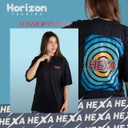 Hexa Comfy Oversize T-Shirt 1100325 Blk/Org