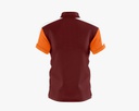 Hexa Polo Tech 1200704 Maroon/Org/Wht