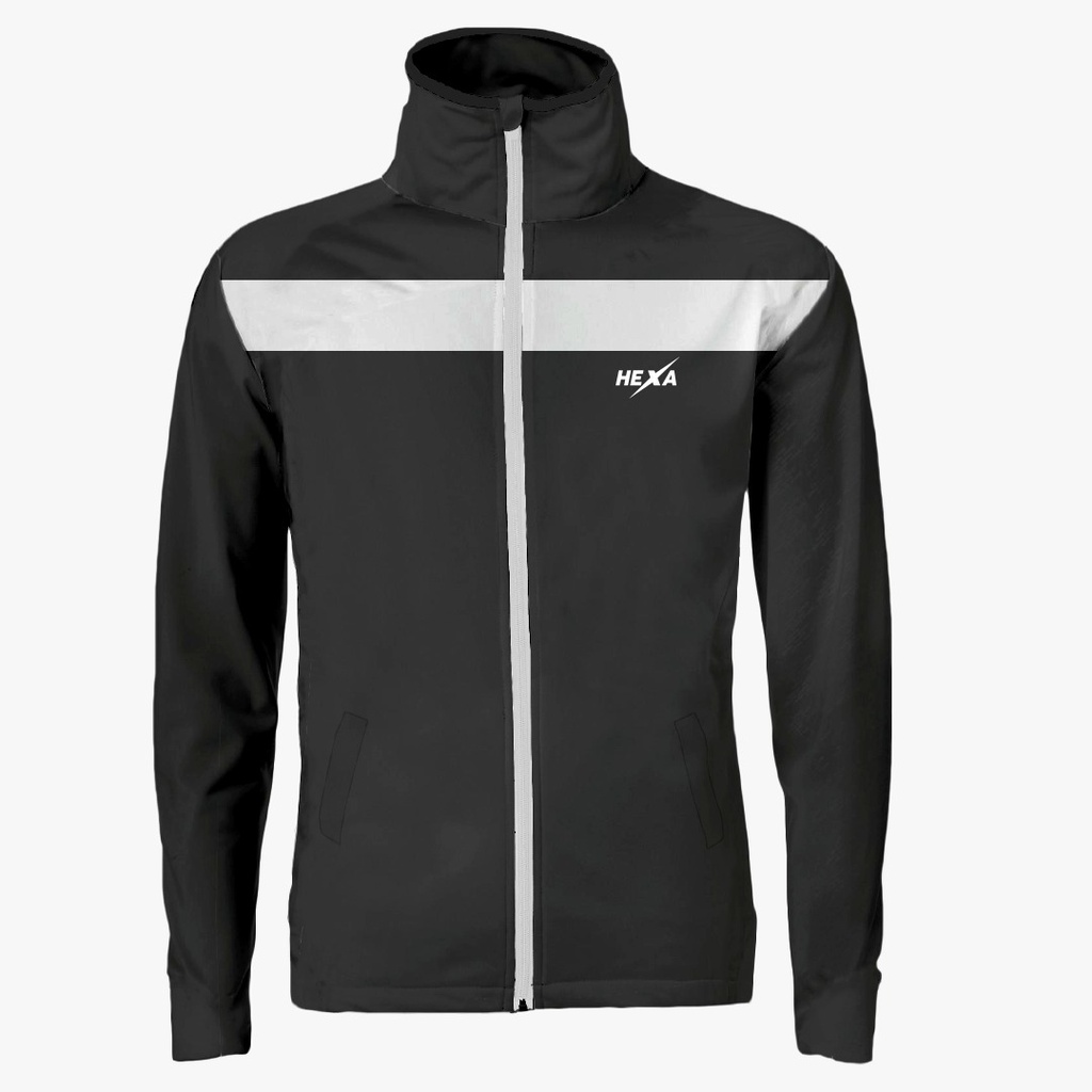 Hexa Stream Premium Tracksuit BLK/WHT , 7100802