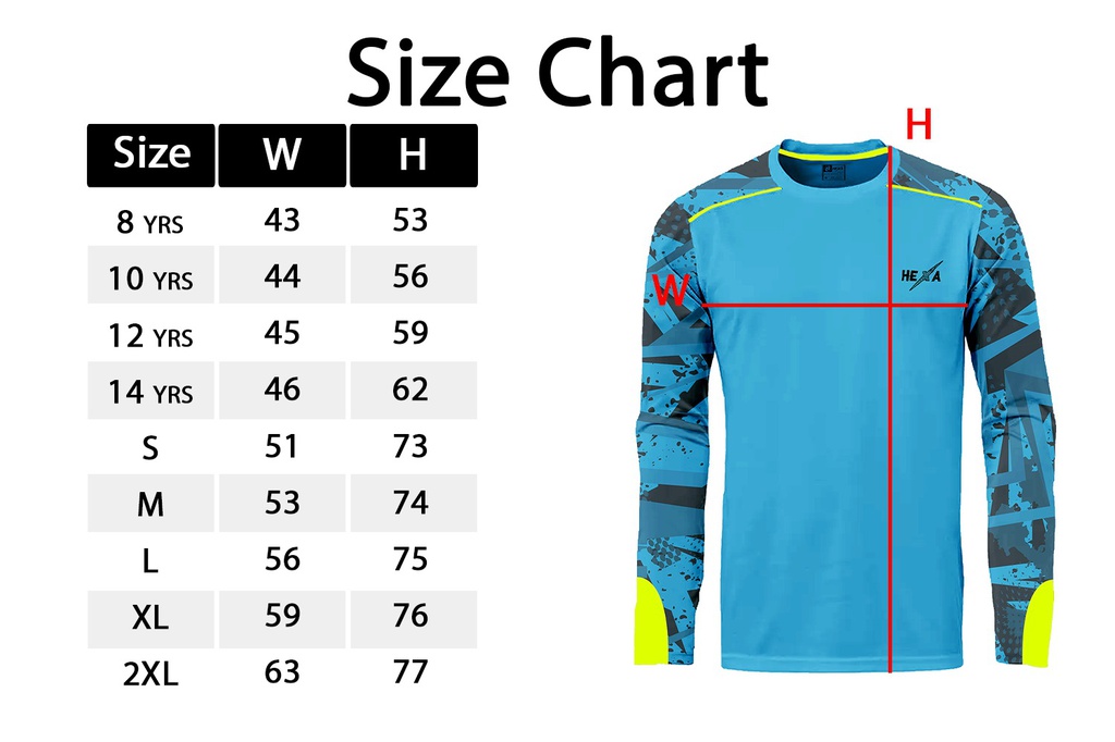 Hexa GoalKeeper 2023 Kit SKY BLU, 1700323.