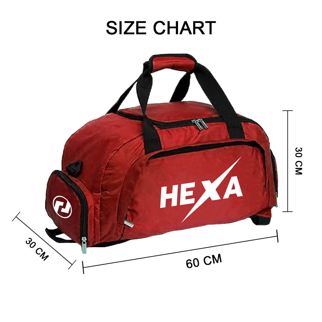Hexa Sports Handbag / Back bag  5000903 RED