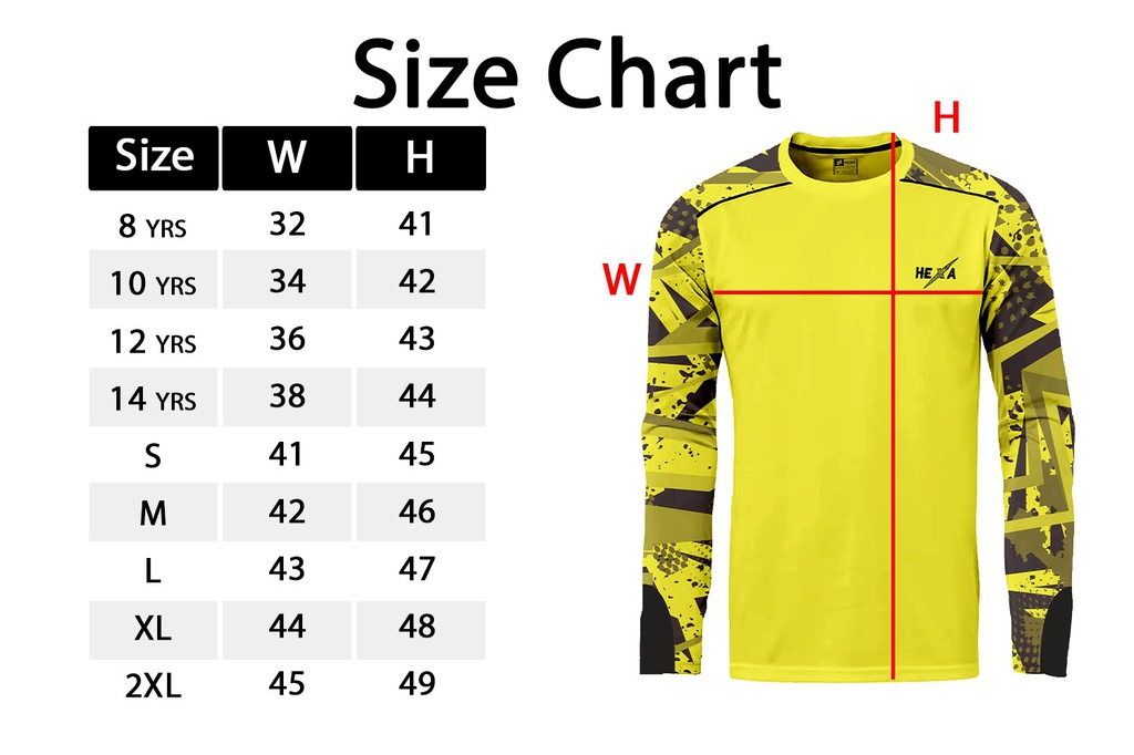 Hexa GoalKeeper 2023 Kit YLW , 1700333