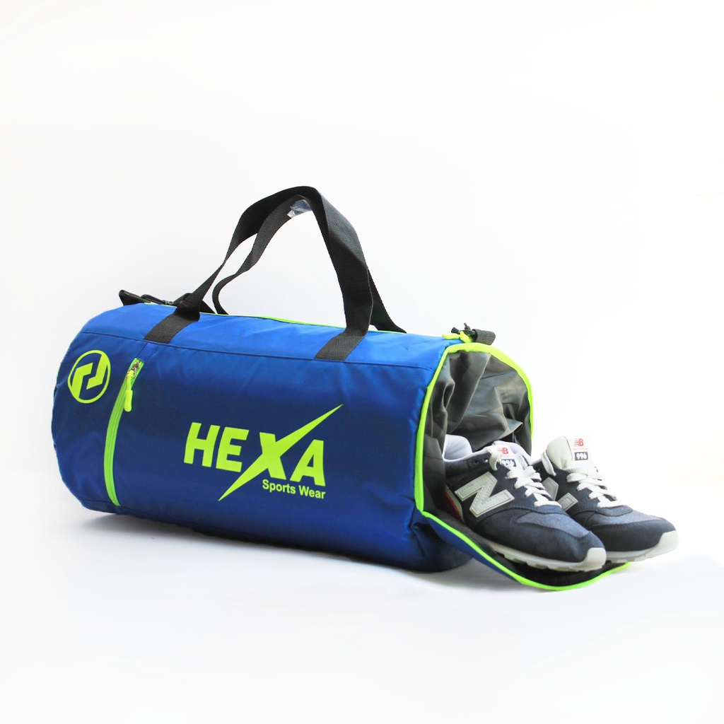 Hexa Sports Bag BLU/F.GRN   5000773