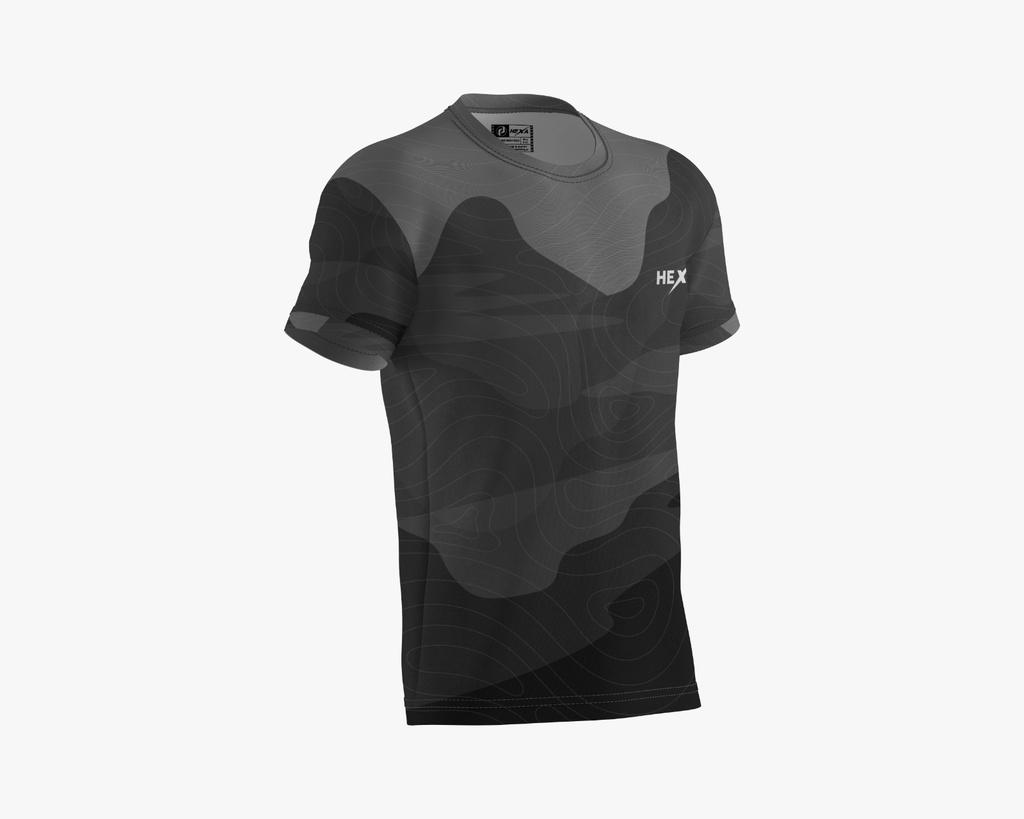 Hexa Master 24 BLK/GRY T-SHIRT , 1600952