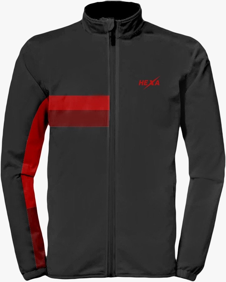 Hexa Tier Tracksuit BLK/RED, 7100635