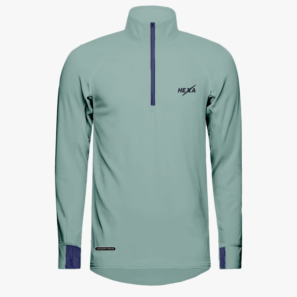 Hexa Kayan Quarter Zip Trackuit Mint Green