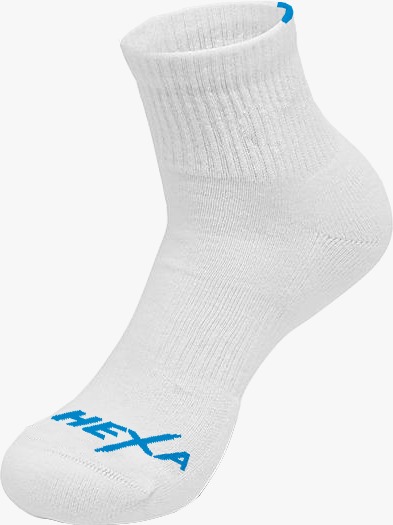 HeXa Half socks WHT/BLU, 5000314