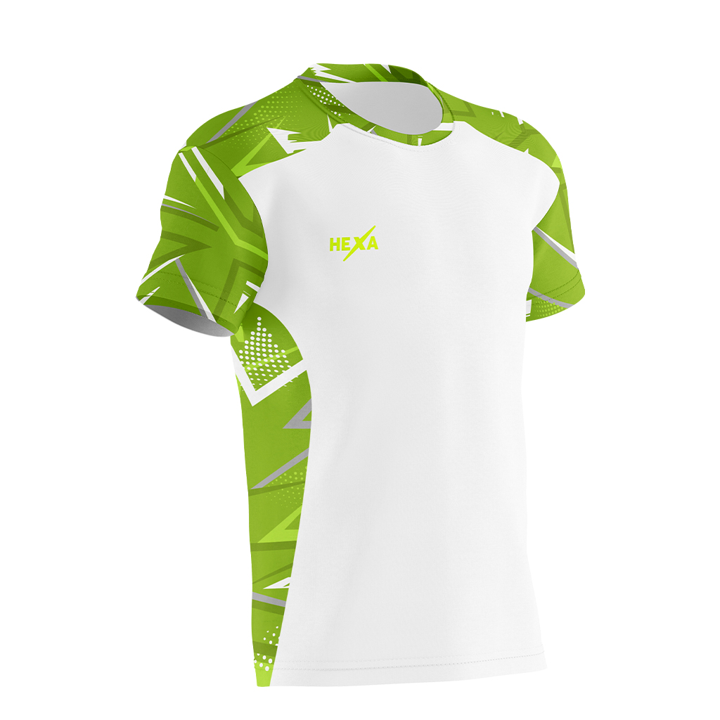 Hexa Target 262 WHT/GRN T-Shirt , 1601071