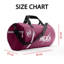 Hexa Sports Bag MRN/WHT 5000733