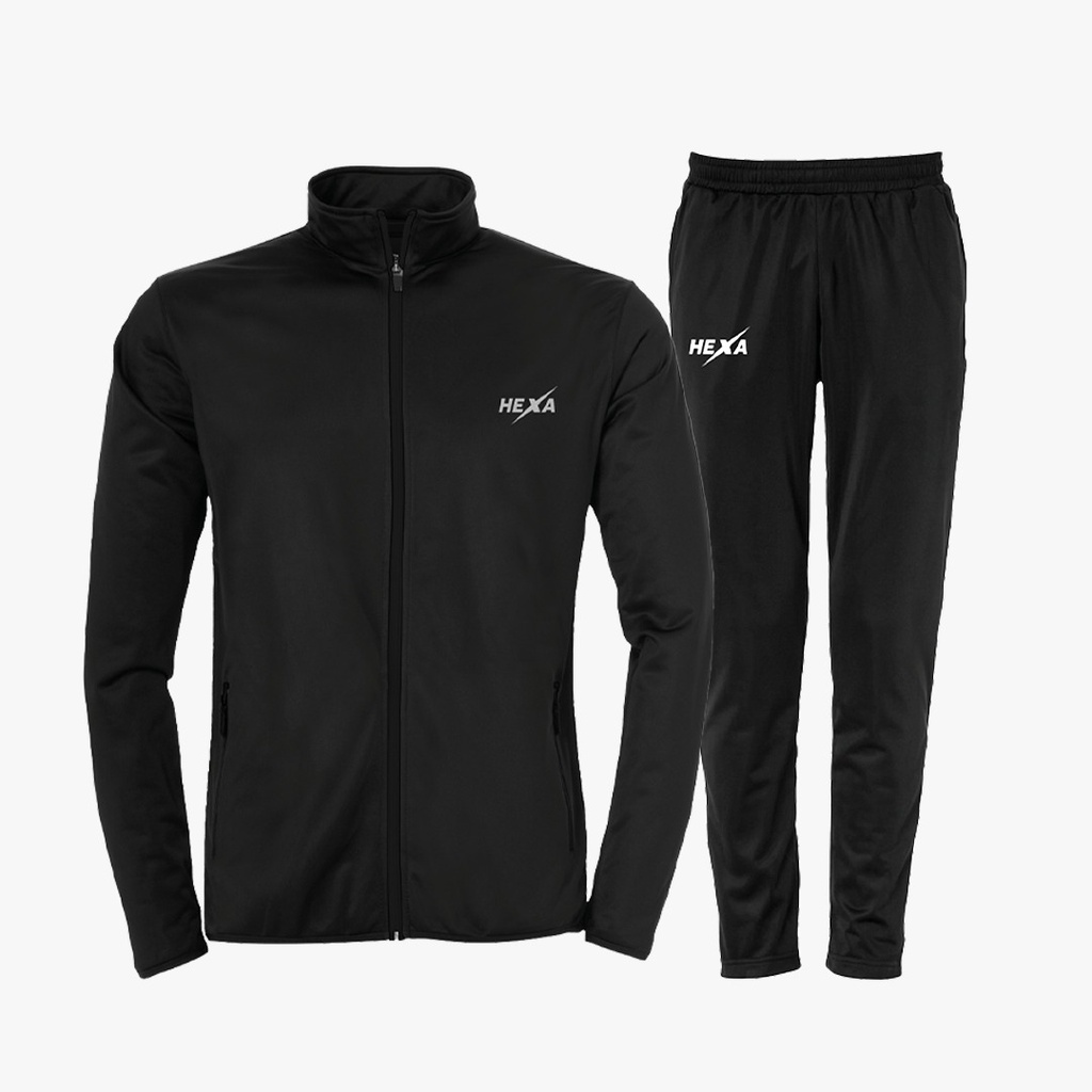 Hexa Black Tracksuit, 7000702 premium Juniors