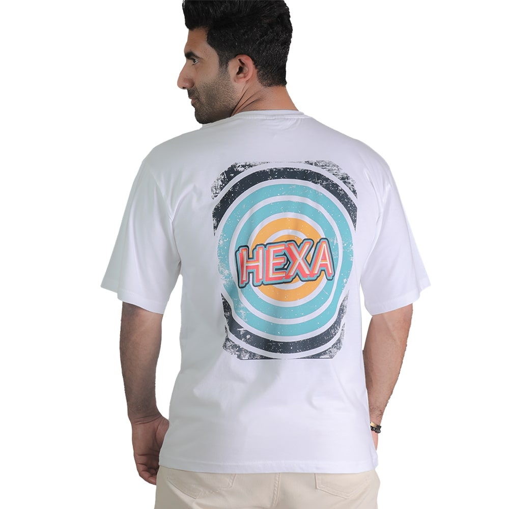 Hexa Comfy Oversize T-Shirt 1100318 Wht/Yow