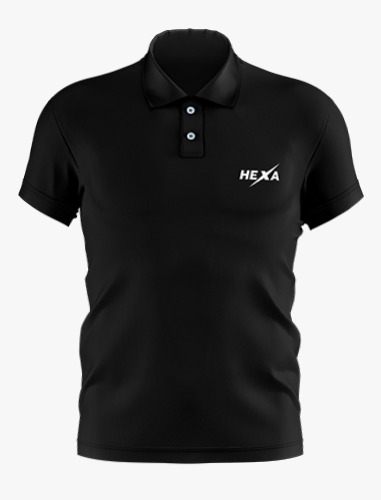 Hexa Classic Polo BLK, 1200602.