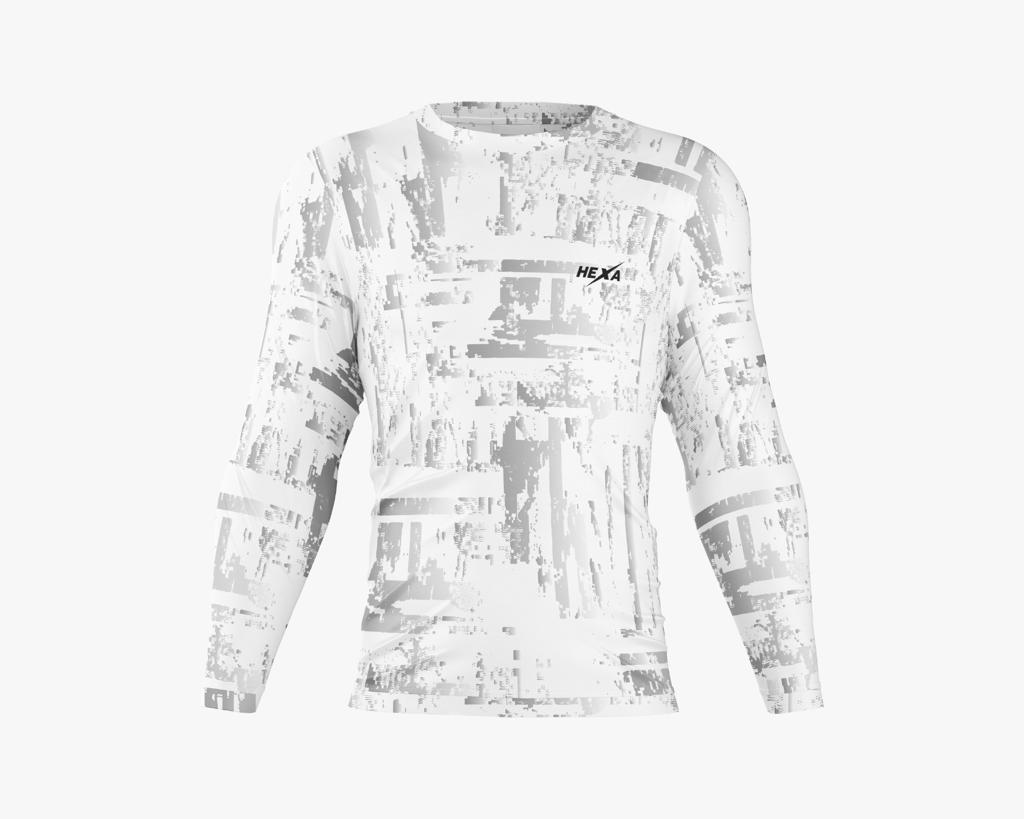 Hexa Master 23 Long Sleeve WHT/GRY , 1700601.