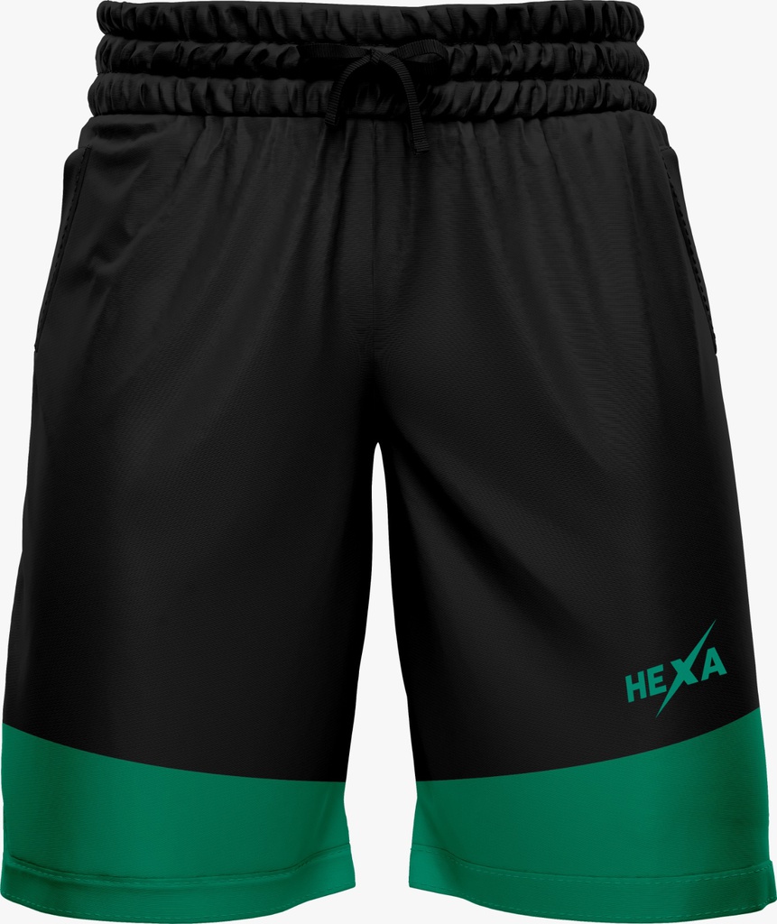 Hexa Soft Shorts BLK/GRN , 2300671.