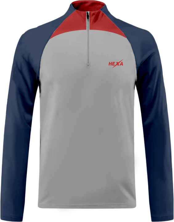 Hexa Training Quarter Zip Top BLU, 8000953