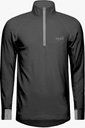 Hexa Kayan Quarter Zip Top BLK, 8200110