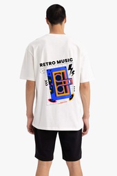Hexa Comfy Oversize T-Shirt 1100314 Wht/Red