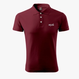 Hexa Classic Polo Maroon, 1200744.