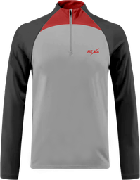 [8000952] Hexa Training  Quarter Zip Top BLK, 8000952