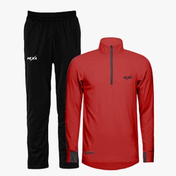 Hexa Kayan Quarter Zip Trackuit Red